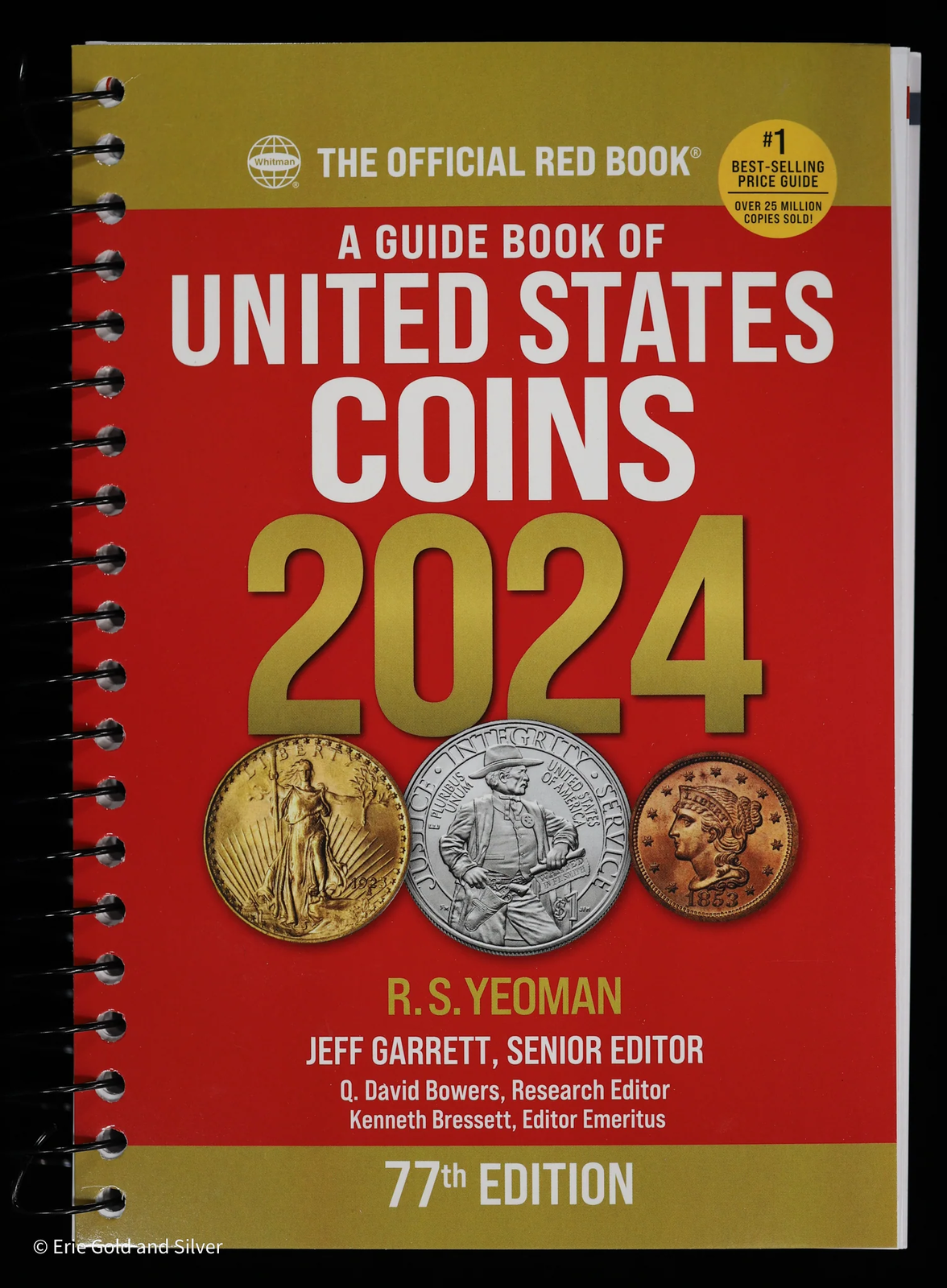 New 2024 Official Red Book Guide of US Coins Spiral Book
