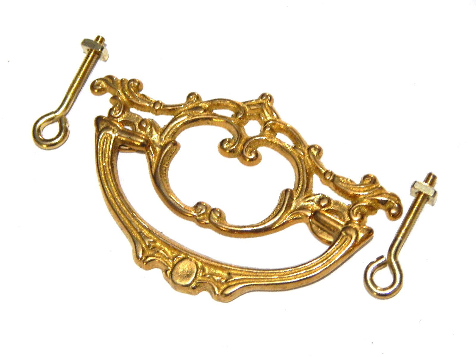 Victorian Fancy Ornate Drawer Pull With 3" Center For Dresser Chest Vanity