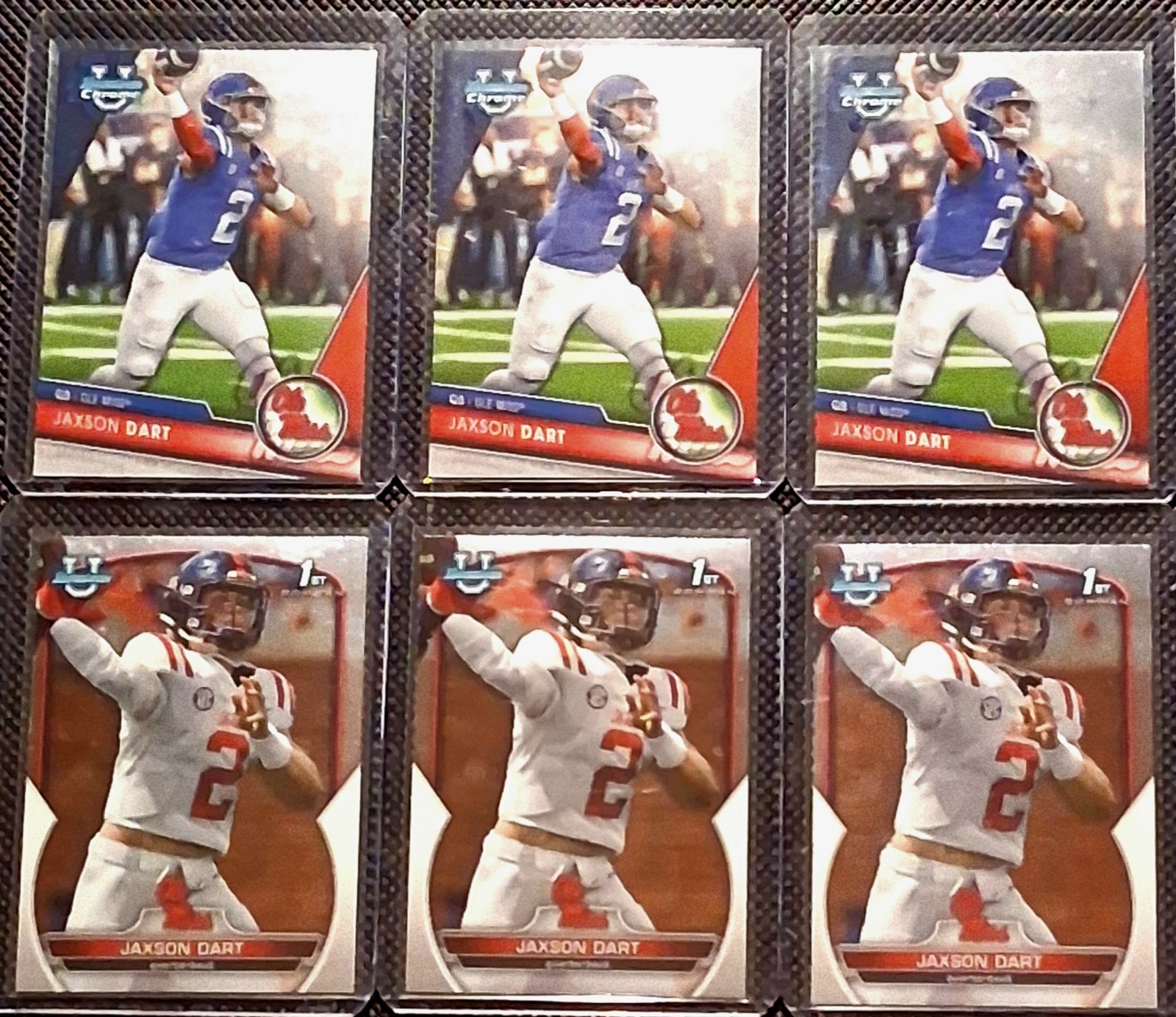 Lot of 6 🔥 JAXSON DART 2023 BOWMAN CHROME U 1st ROOKIE RC # 191 & #94 Giants