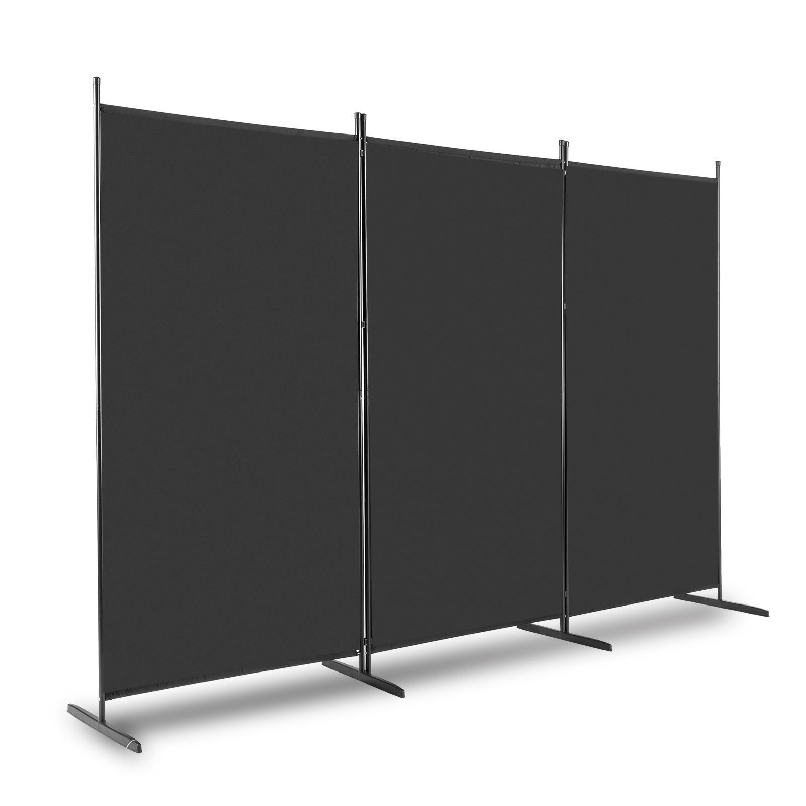 3-Panel Room Divider Folding Privacy Screen Wall Partition Home Office Separator