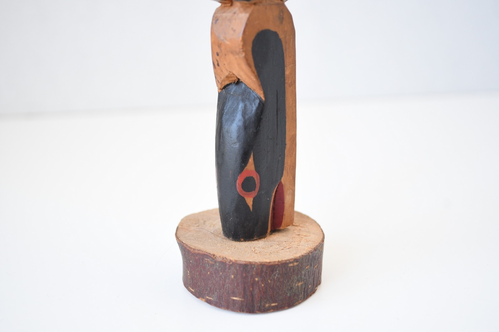 Vintage Alaska PWC Cedar Totem Pole "Eagle Human Orca" 1930's 7x5