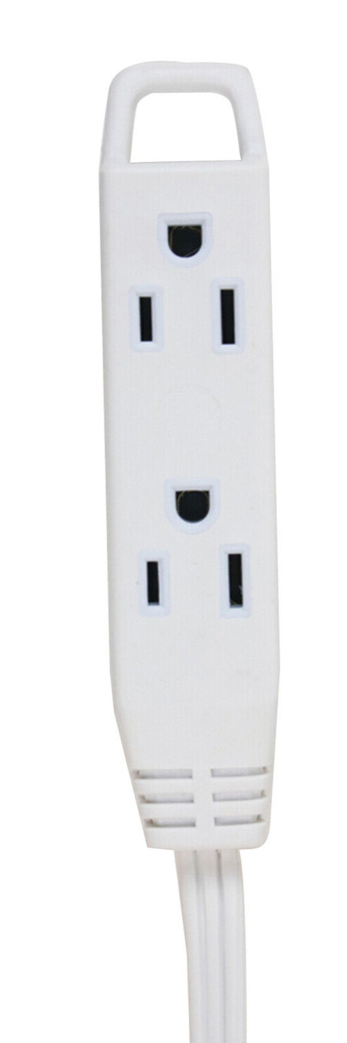 AXIS 3-OUTLET GROUNDED 8FT WHITE EXTENSION CORD BLOWOUT SALE - SAVE UP TO 45%!!!
