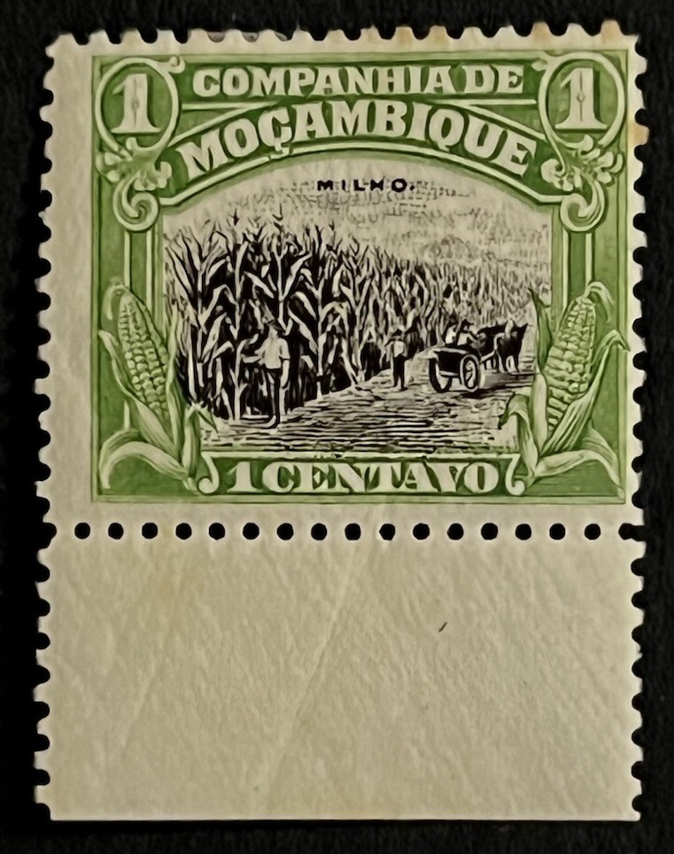 Travelstamps: Mozambique Company Stamps Sc# 111, 1 centavo, “Milho“ Mint MOGH