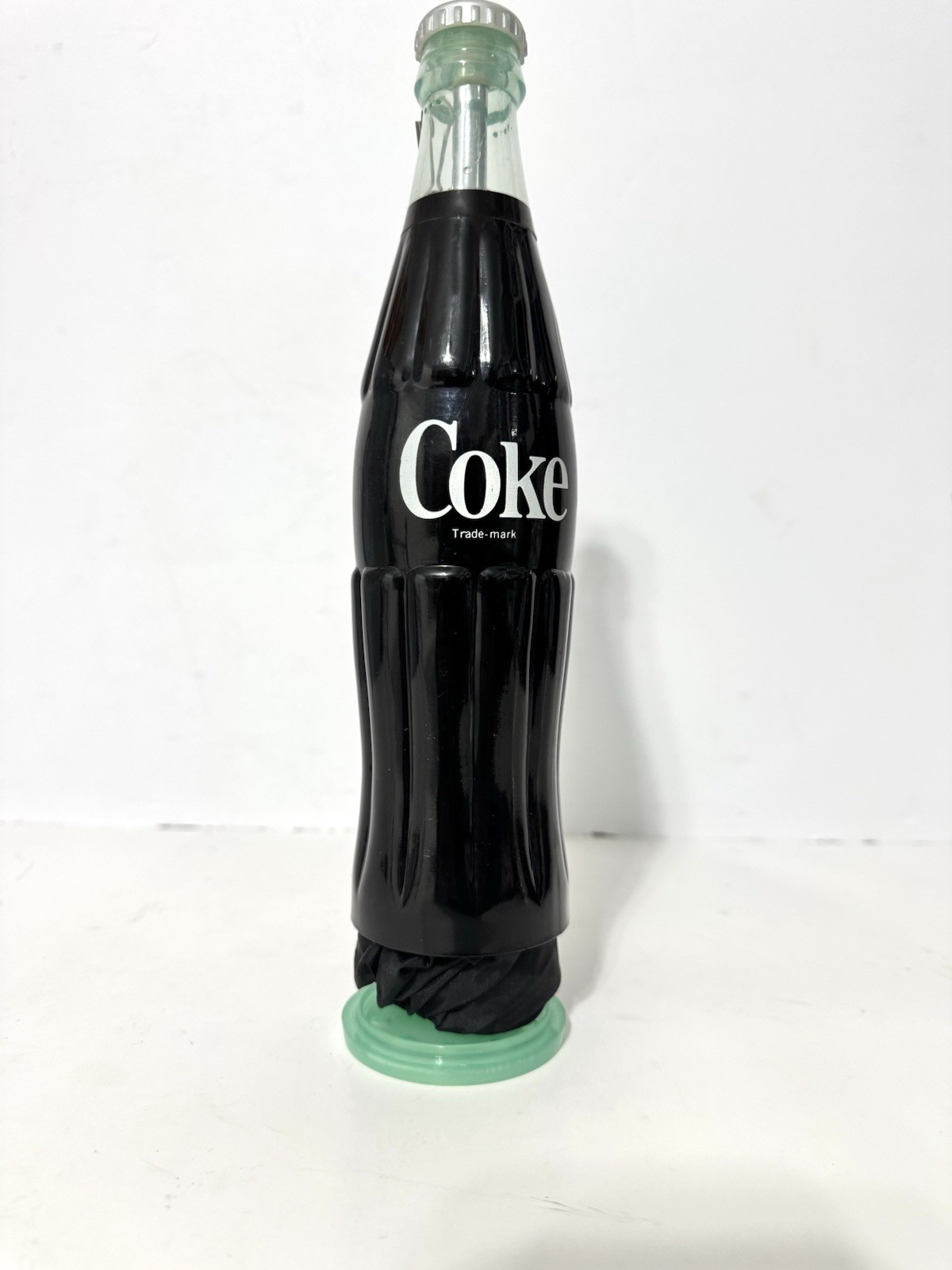 Vintage Coca-Cola Coke Bottle Umbrella 100th Centennial 30” Coke Collectible