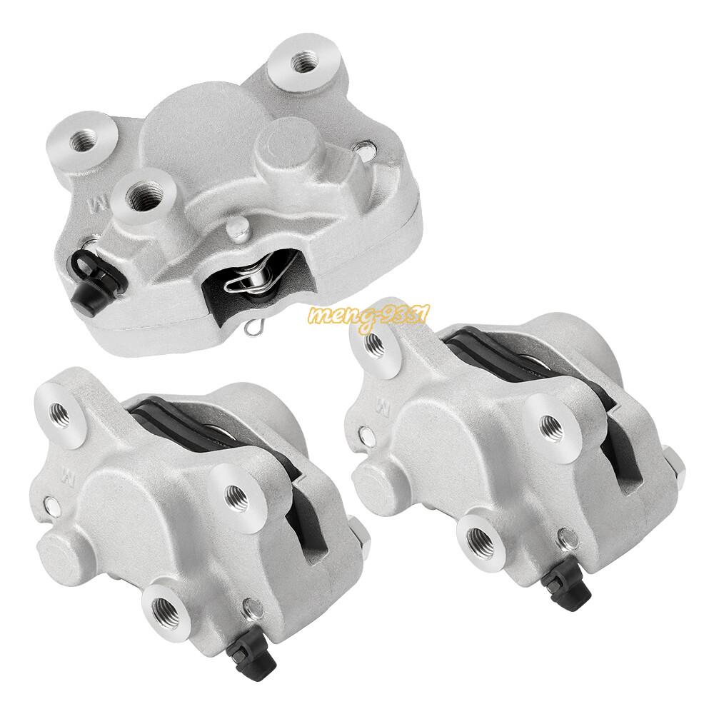 Front &Rear Brake Calipers for Arctic Cat 250 300 375 400 454 500 2x4 4X4 w/Pads