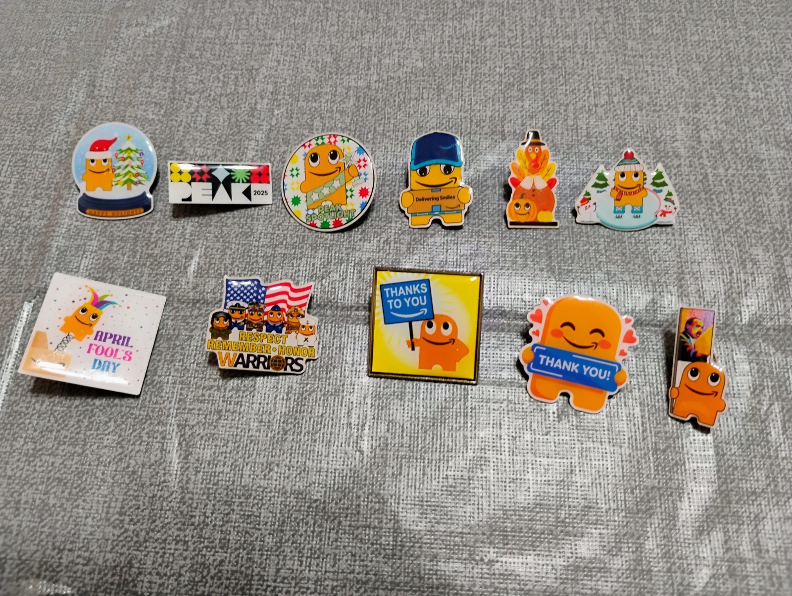 Amazon Peccy Pin Lot Of 11 Holiday/Peak