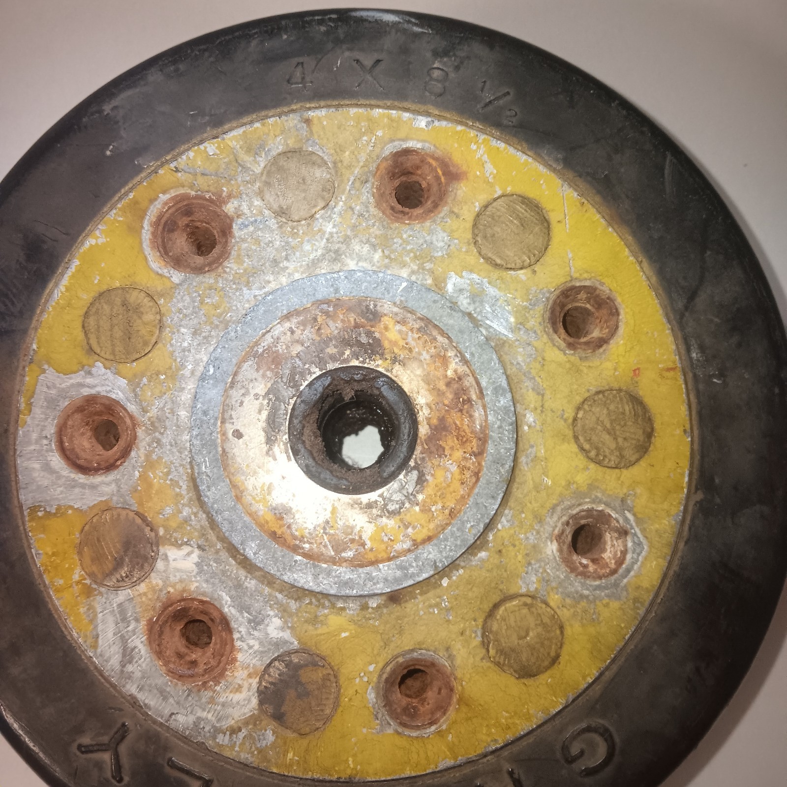 WW2 WWII US Fighter Aircraft Tail Wheel 4 x 8 1/2 By Grizzly