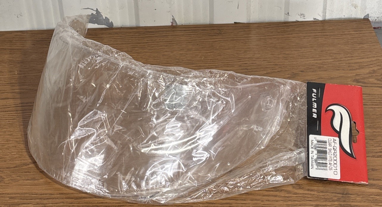 NOS Fulmer Motorcycle Helmet CLEAR Face Shield Fits AF-D5 AF-QR200010