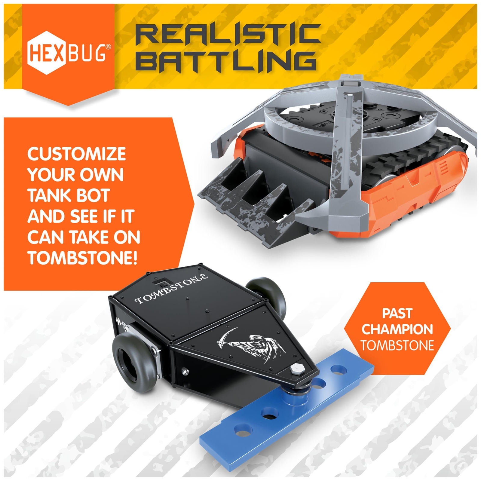HEXBUG BattleBots Arena MAX, Multiplayer Robot Board Game for Kids, Remote...