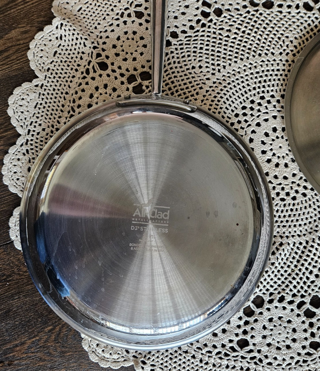 All-Clad D3 12" Stainless Steel Skillet with Lid