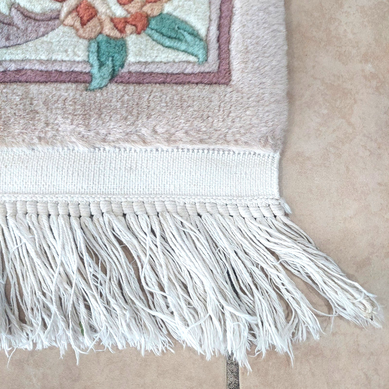 2'3 x 3'6 Chinese Aubusson Medallion Oriental Rug Floor Runner Hand-knotted Wool