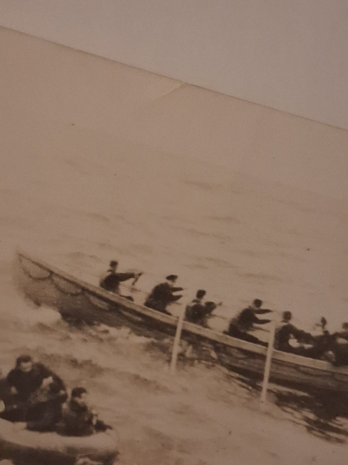 WW2 Germany. The sailor of battelship "Admiral Graf Spee" Rescue Rafts