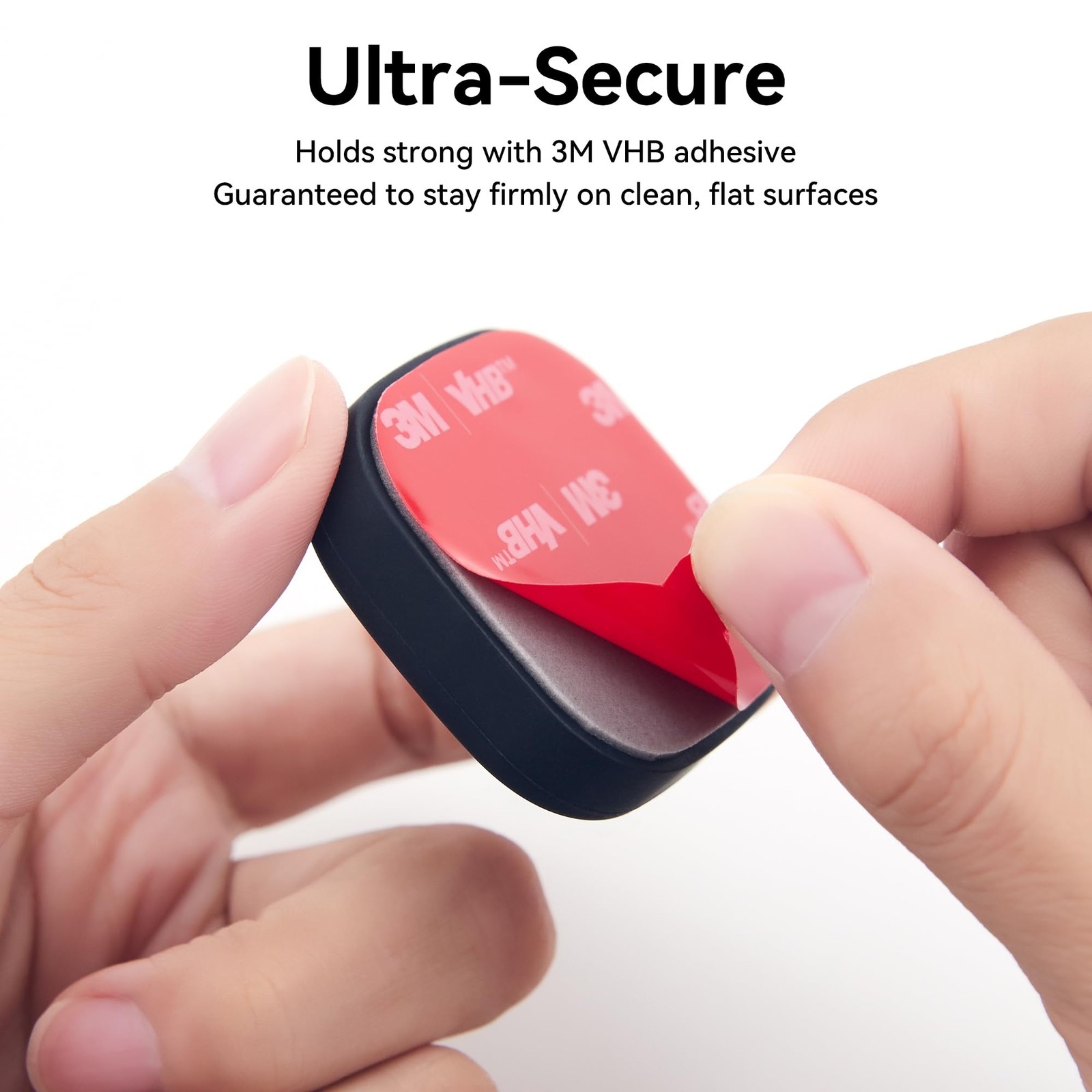 2 Pack for Tile Life360 Mate 2024/2022 Tracker 41 mm Adhesive Sticker, Black