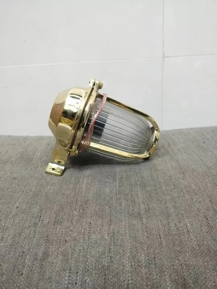 Nautical Maritime Style Marine Antique Brass Wall Mount Indoor Outdoor Light