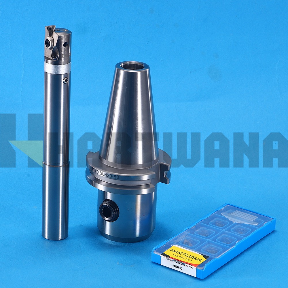 20-26mm Boring Head Straight Shank 20mm Indexable Boring Bar Set CAT40-SLN20-63
