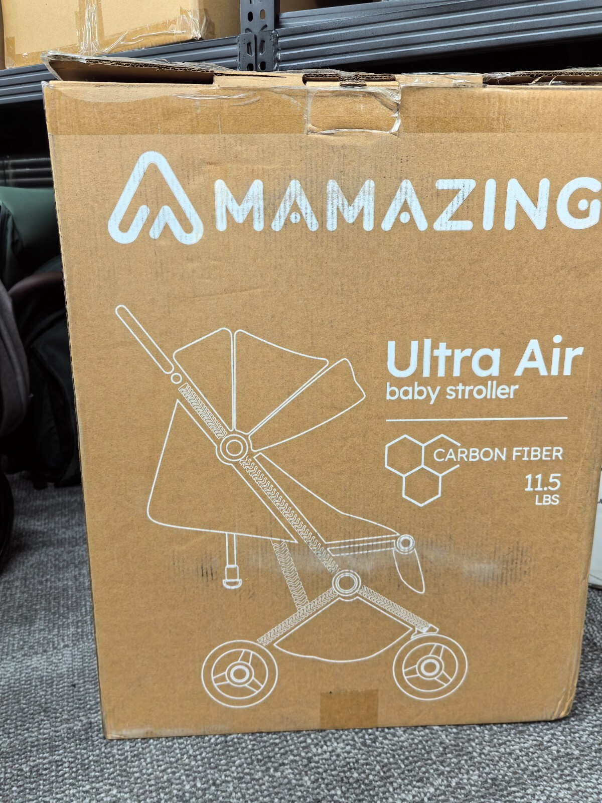 MAMAZING Lightweight Baby Stroller,Compact,AirplaneTravel-Friendly,One-Hand Fold