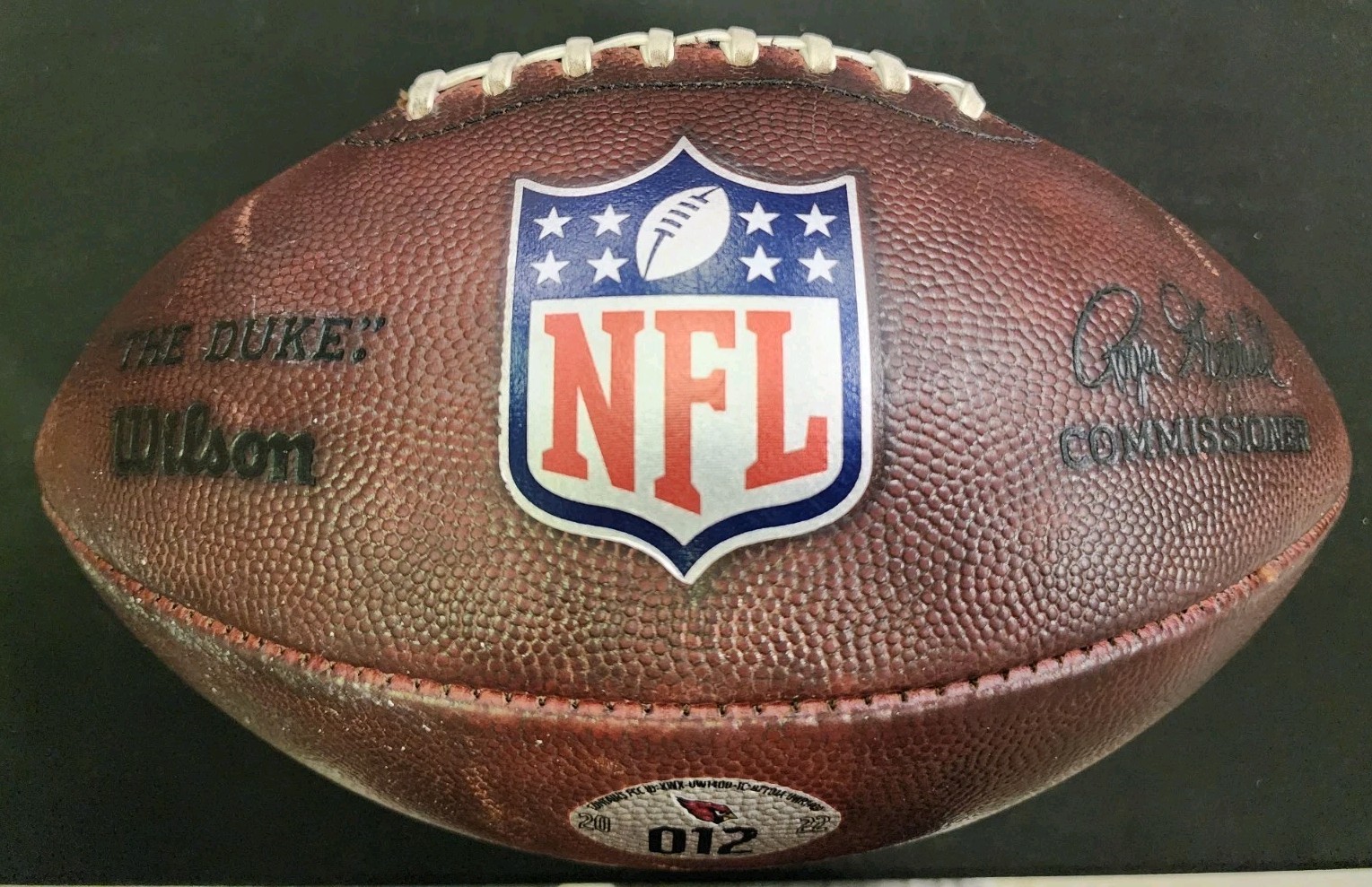 Arizona Cardinals 2022 Game Used Duke Football Ball 12 Prepped Rare