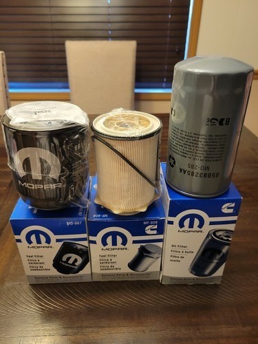Mopar OEM Fuel & Oil Filter Kit for Ram 2500 3500 6.7L Cummins Diesel 2013-18