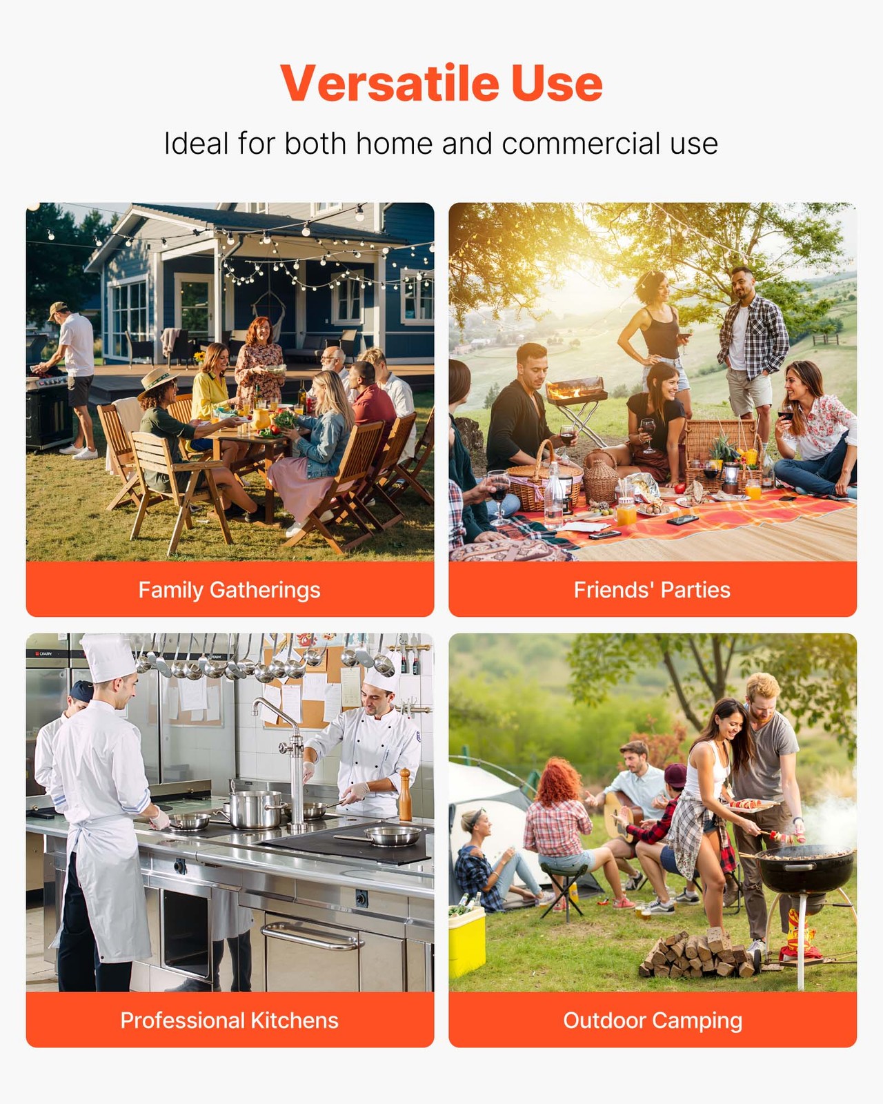 VEVOR 28PCS Griddle Accessories Kit Flat Top Grill Spatula BBQ Tools Stainless