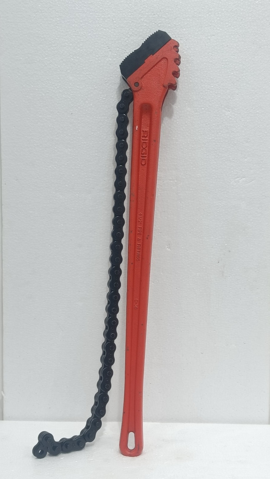 RIDGID C-36 CHAIN PIPE WRENCH 4 1/2 IN CAPACITY MODEL 31330 USA MADE FAST SHIP