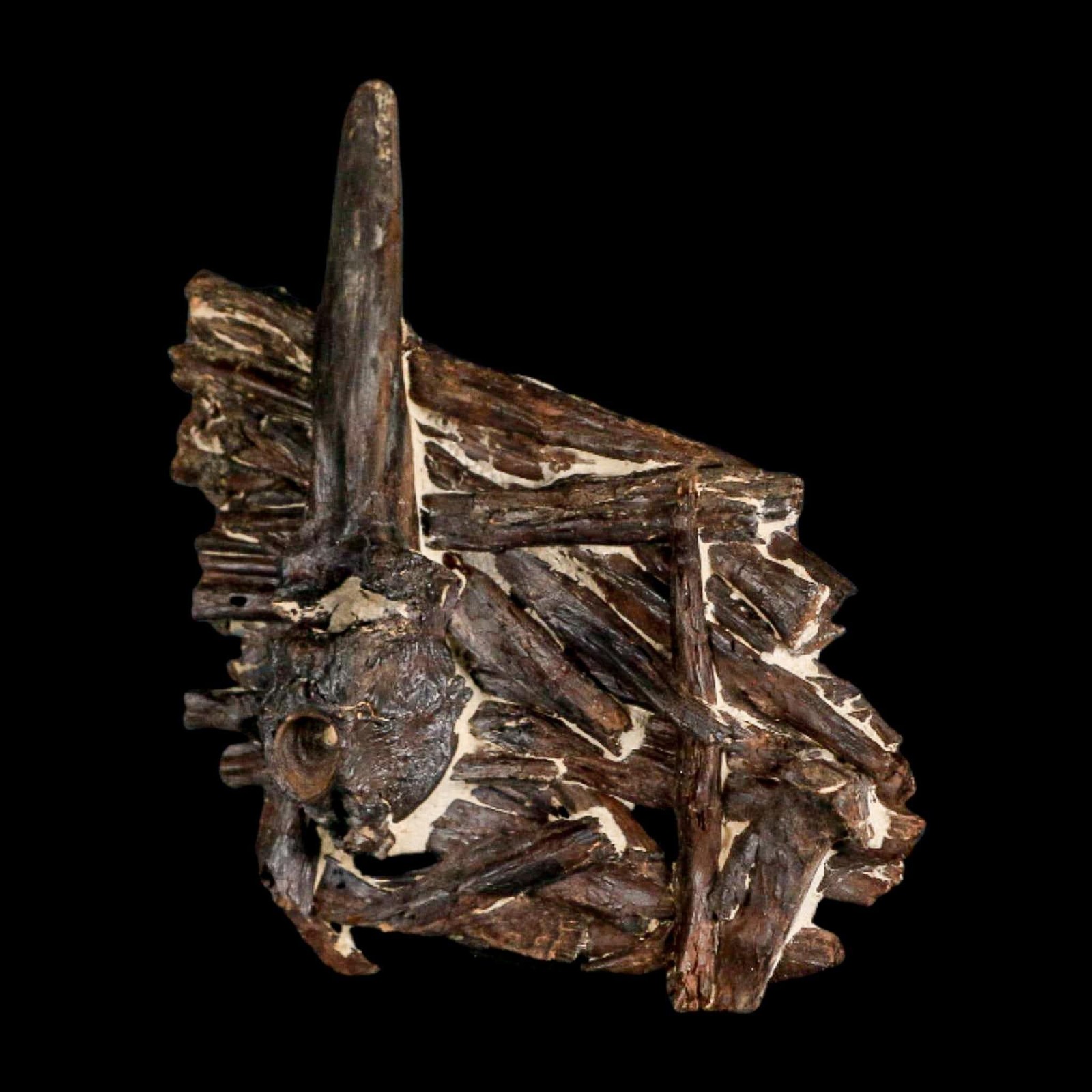 3.1" Unknown Fossil Vertebrae And Bones in Matrix Late Cretaceous Era Niobrara