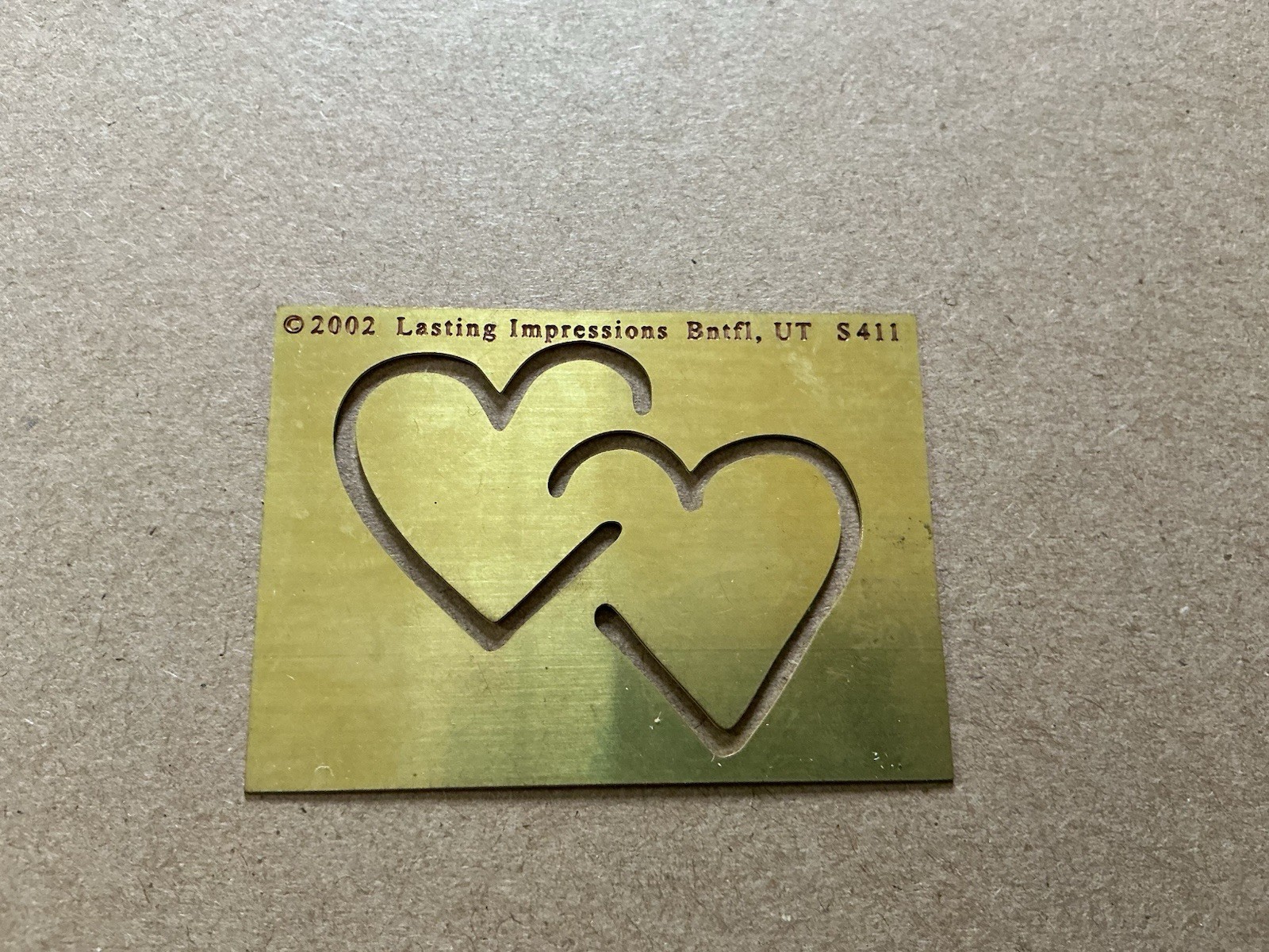 Vintage Scrapbook Light Box 8 Brass Stencils Tool-Wedding Baby Alphabet & More