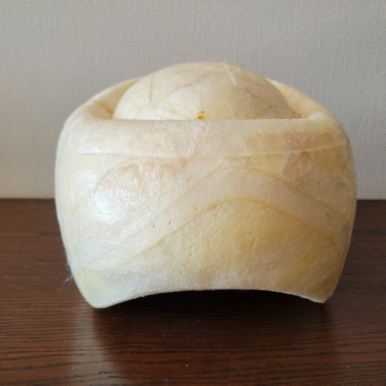 Crown beret Millinery Hat Block Plastic vintage form Antique mold Wooden Puzzle