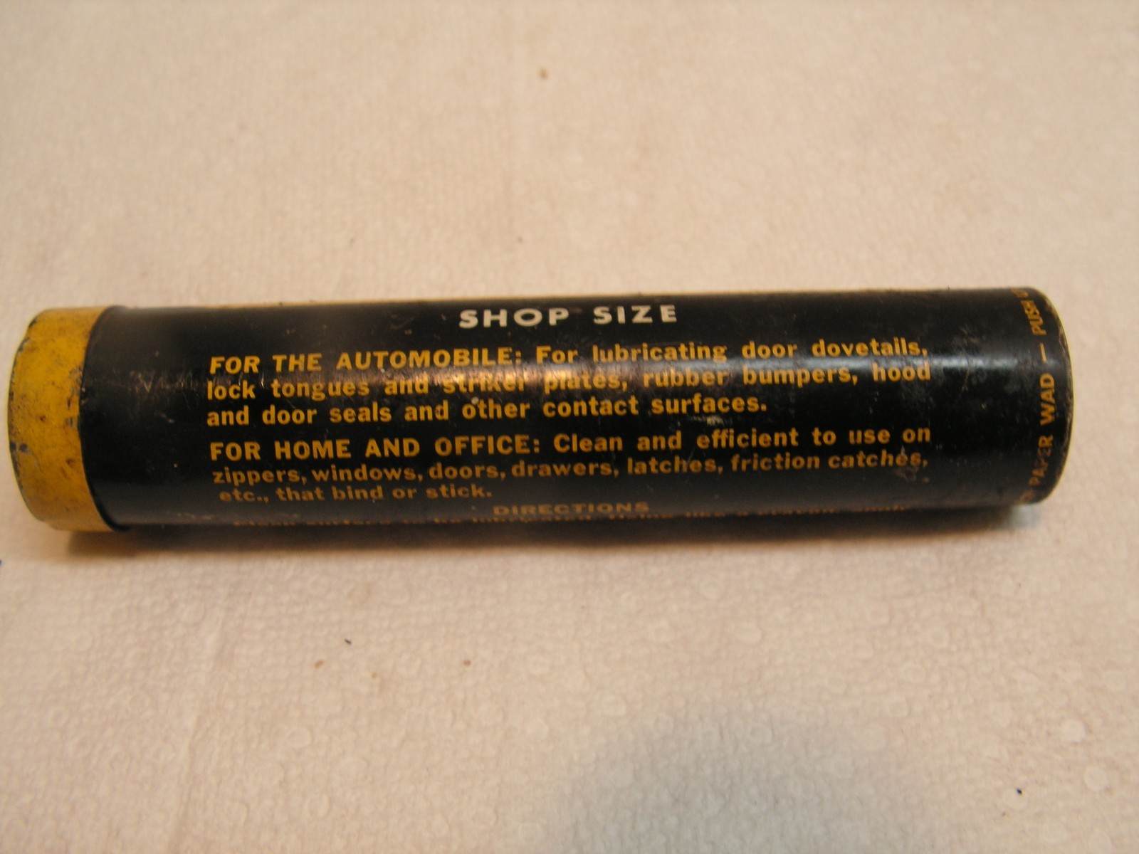 Vintage NAPA Balkamp Metal Door-ease Stainless Stick Lubricant Y & B 75%+ FULL