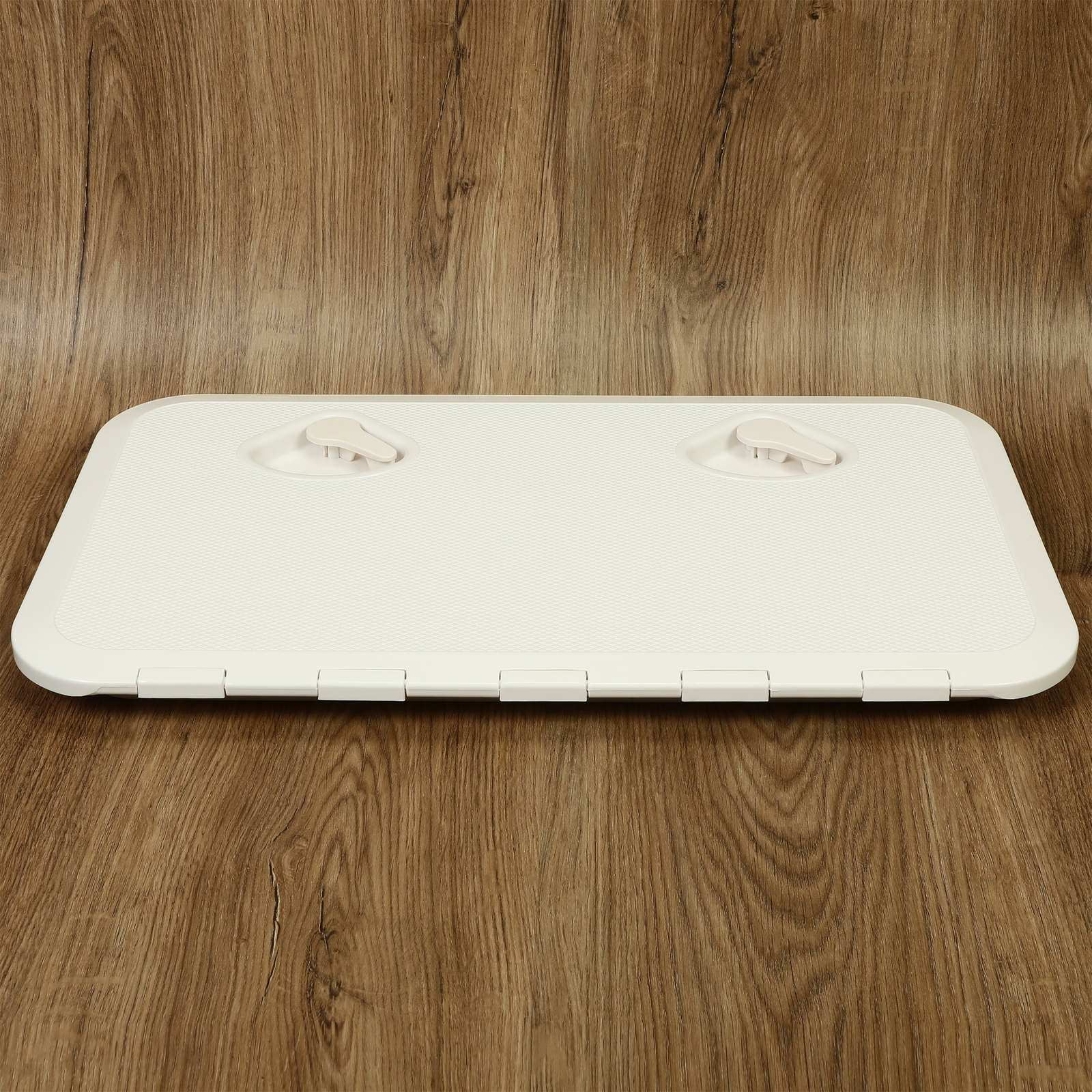 White Marine Boat Deck Hatch Lid 24" X 14" 180 Hinge Strong Recessed Handle