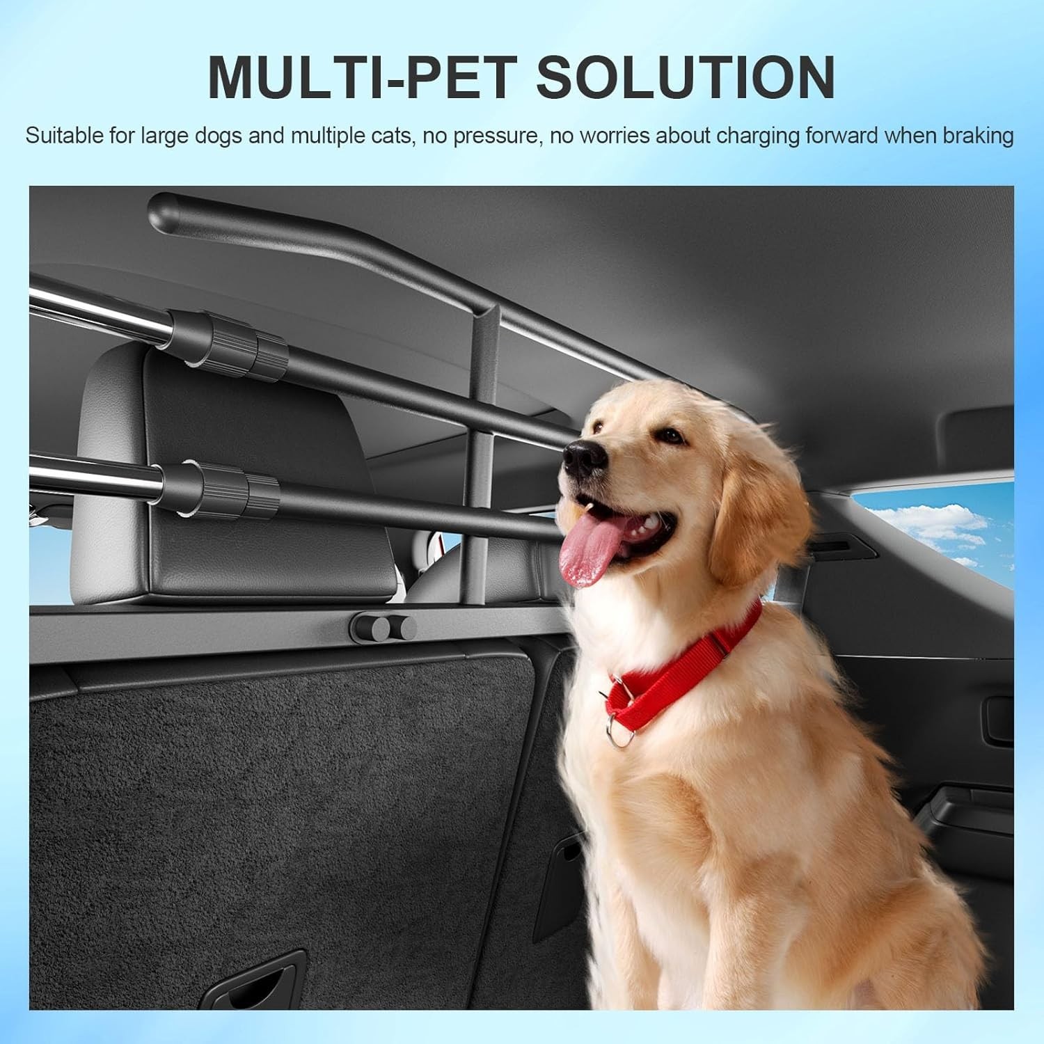 For 2025 Toyota 4Runner Dog Car Barrier Dog Gate Pet Barrier Replacement