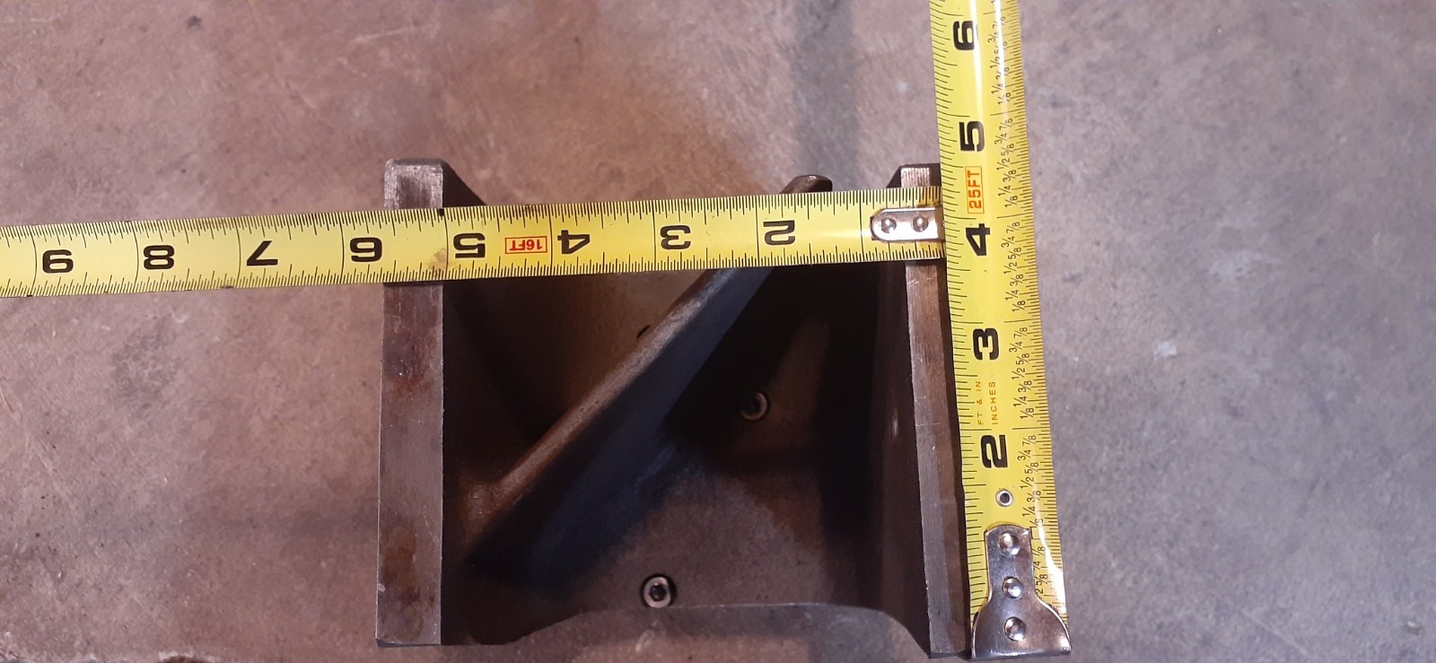 HARDINGE DV-59-3-1/2" DOVETAIL BED SLIDE With CAST IRON BED CUT TO 4-3/4" Long