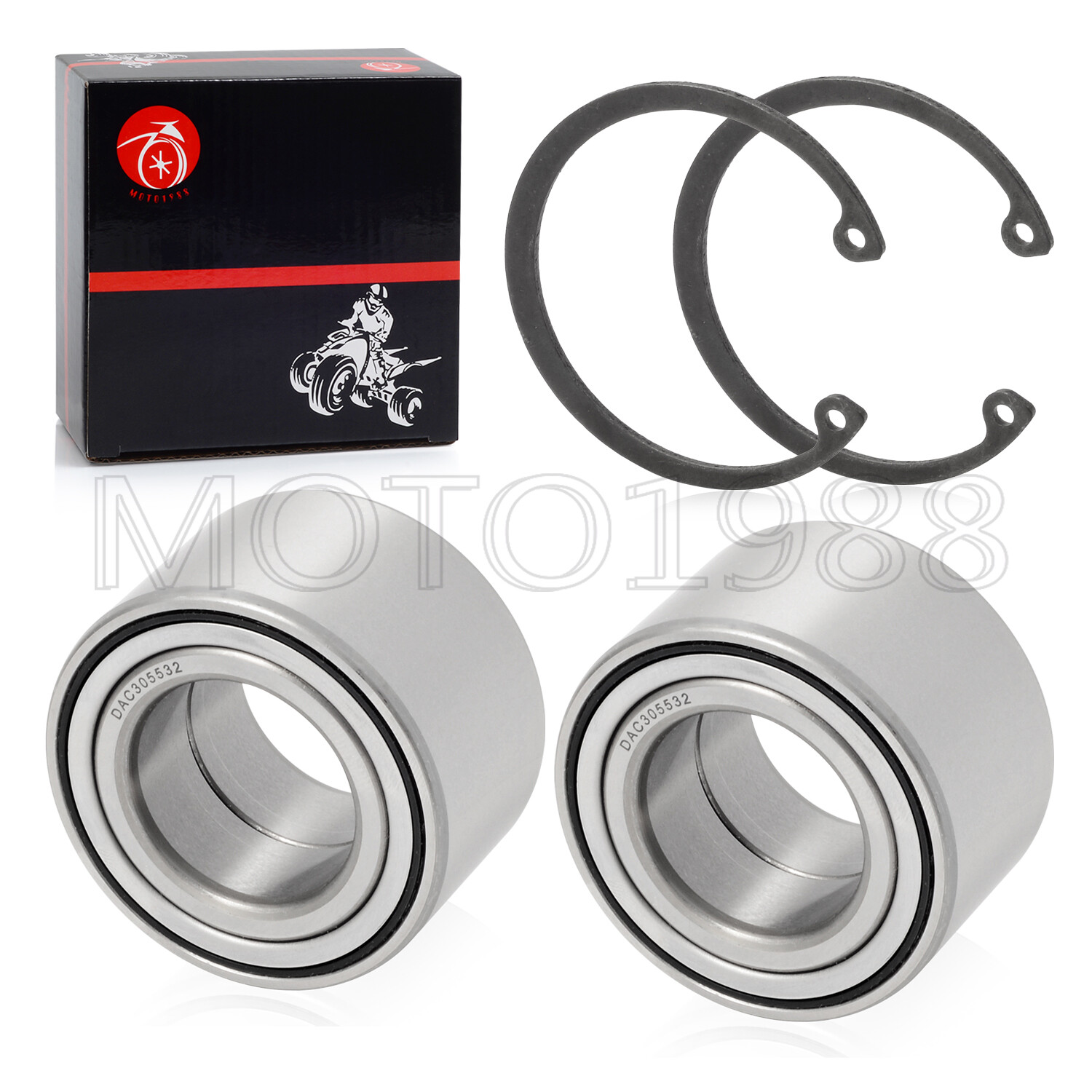 Rear Wheel Bearings & Ring For Polaris Sportsman 335 400 450 500 570 600 700 800