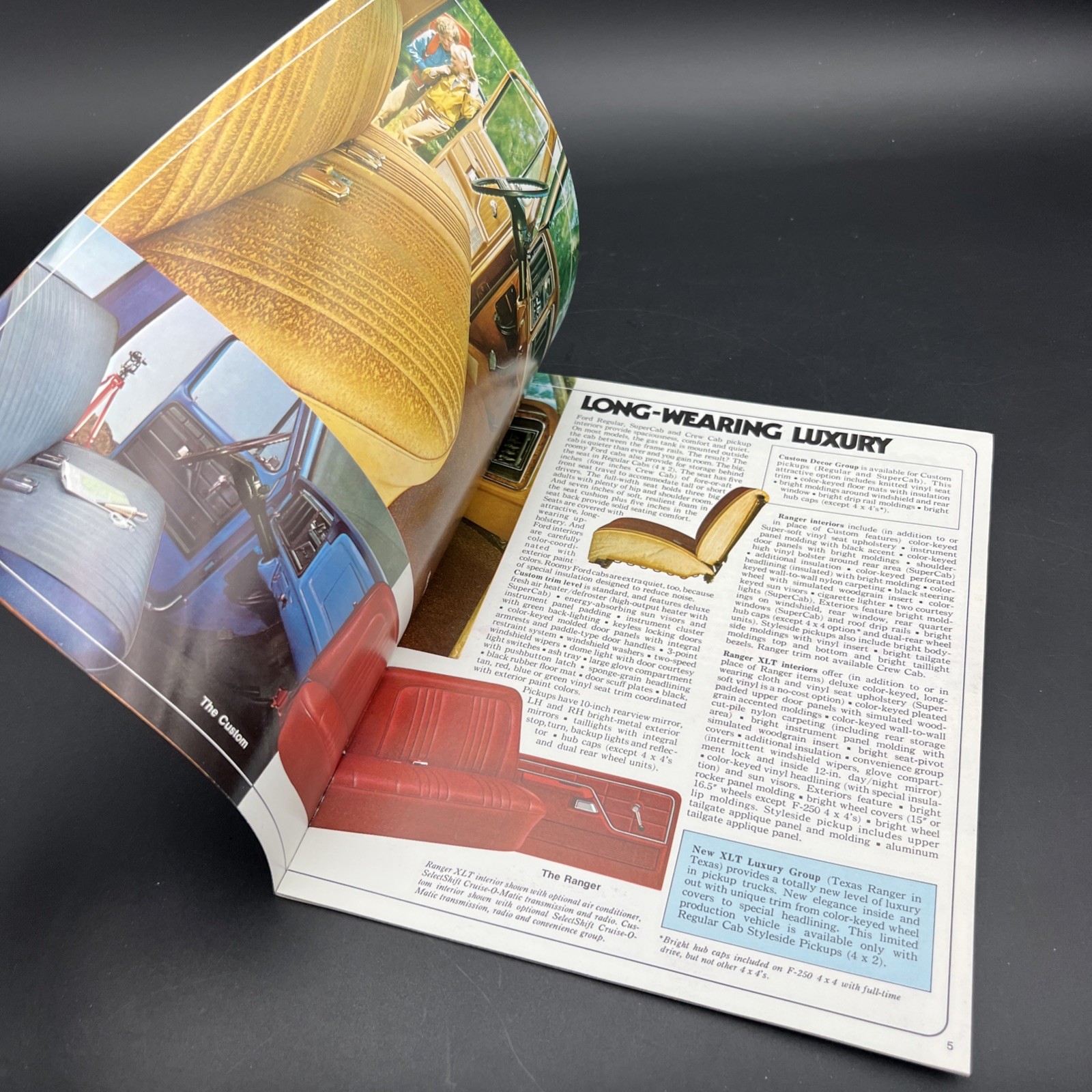 Vtg Orig 1976 Ford Pickups Dealer Sales Catalog Truck Brochure Specs Colors USA