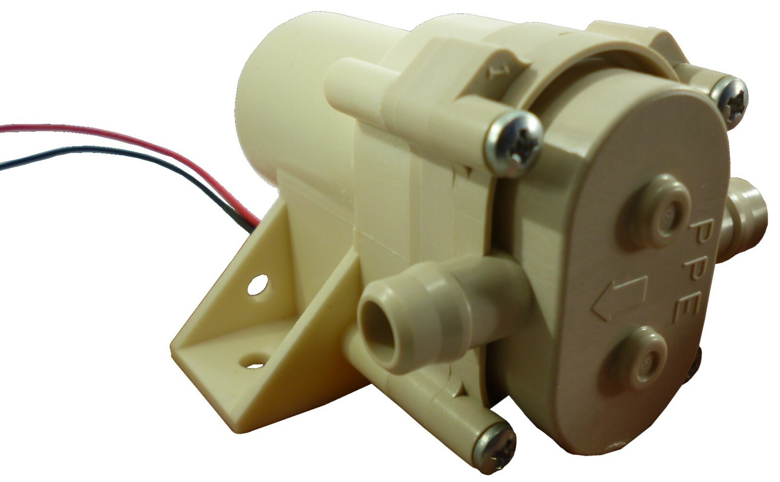 Micro Miniature Quiet Food Safe Plastics Gear Pump 12 Volt DC 1.3 LPM GM1800