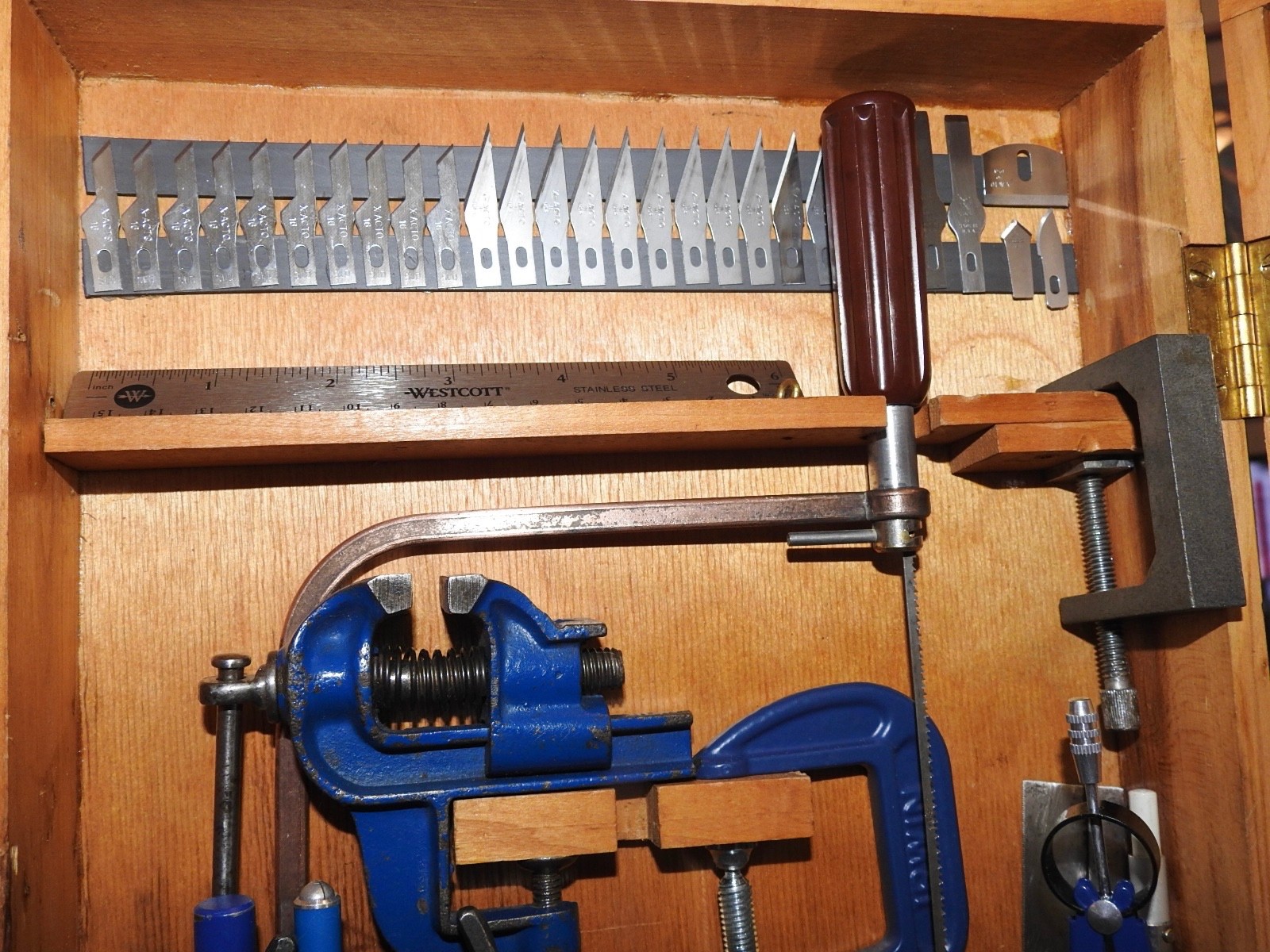 🇺🇸 RARE VINTAGE X-ACTO #88 HOBBY TOOL CABINET FROM 60's -UNIQUE GIFT!🇺🇸