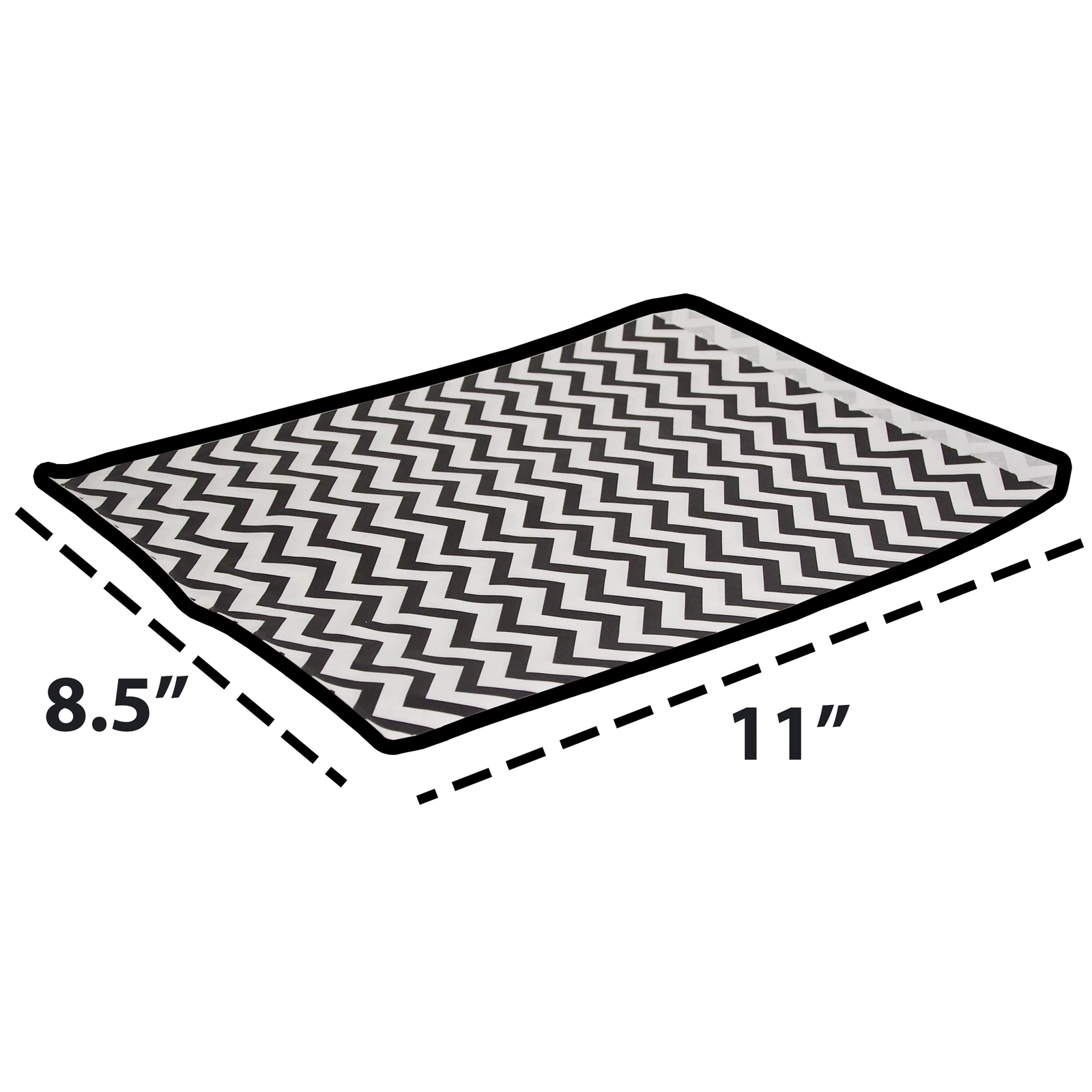 Decorative Flat Mixed Chevron Paper Gift Bags