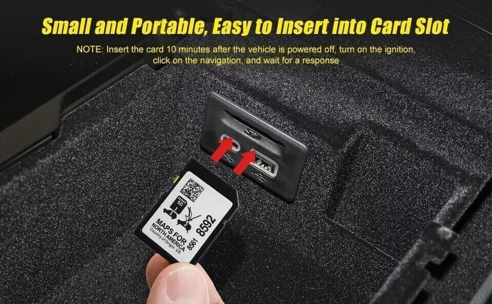 GMC SIERRA 1500/2500/3500 2019-2022 MAP UPDATE GPS Navigation SD Card 85618592