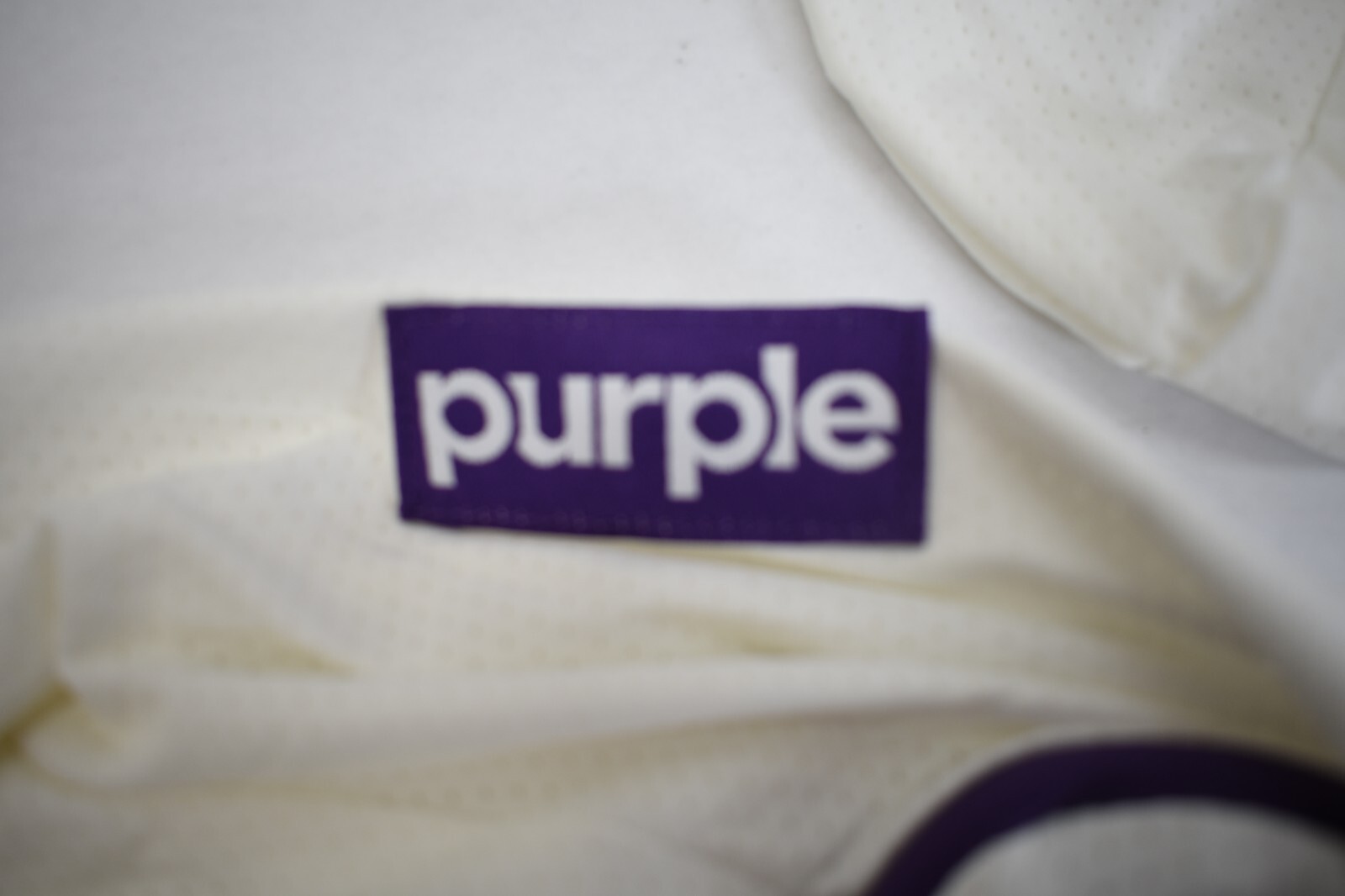 2 Purple Mattress Brand Pillow Cover STANDARD QUEEN White Zip Luxury Protector