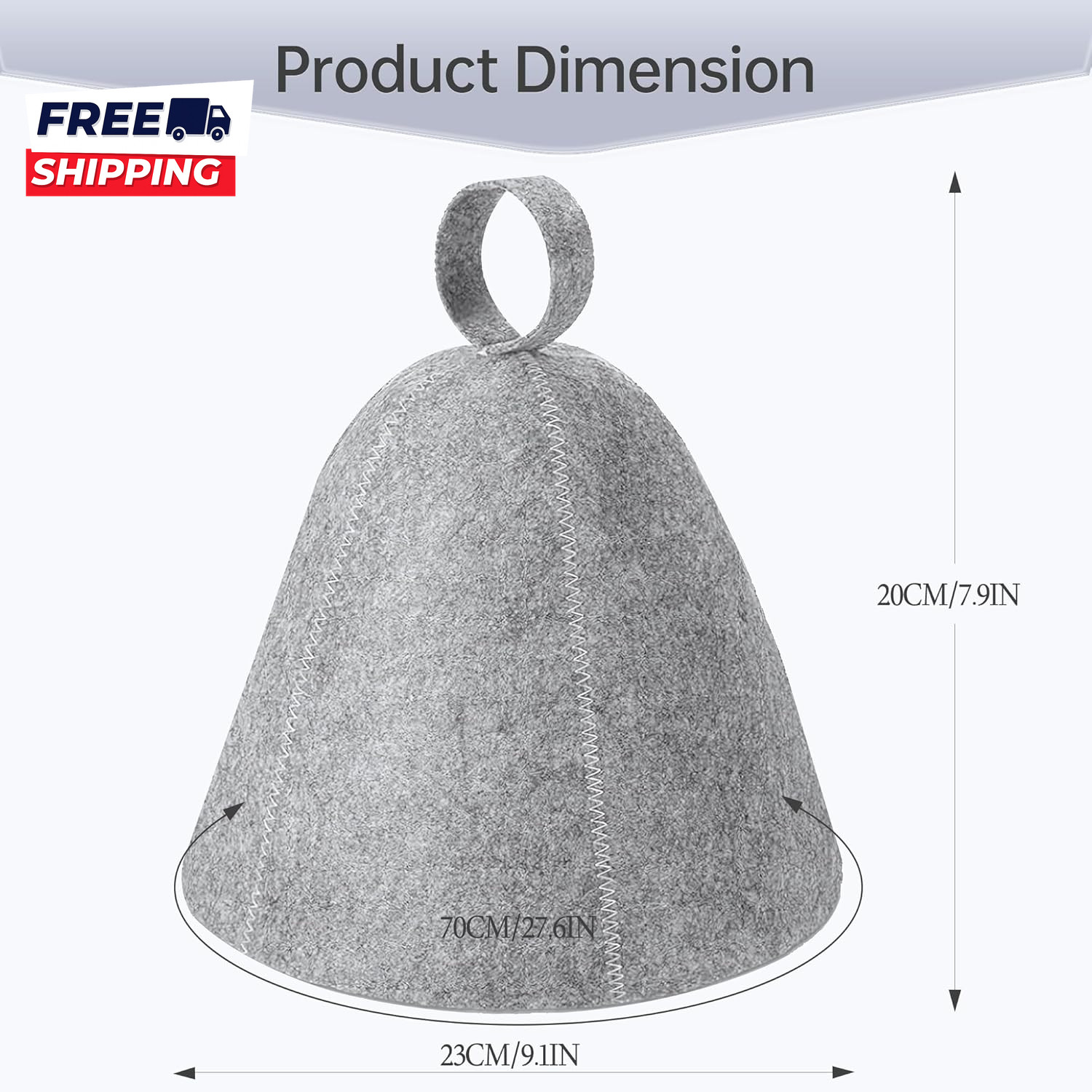 2 Pack Sauna Hat Wool Felt Sauna Cap Russian Banya Cap Unisex Sauna Hat