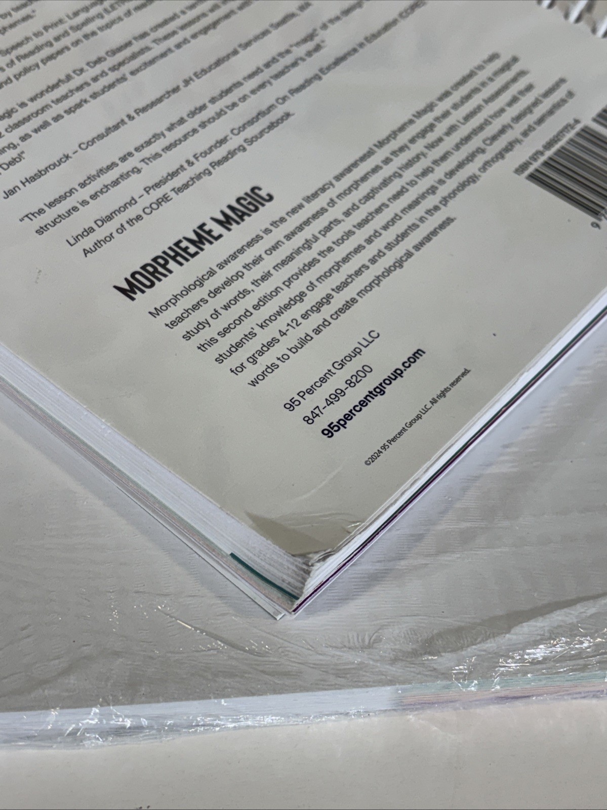 95 Percent Morpheme Magic Set MA1000 Book Wall Cards Lessons to Build Grade 4-12