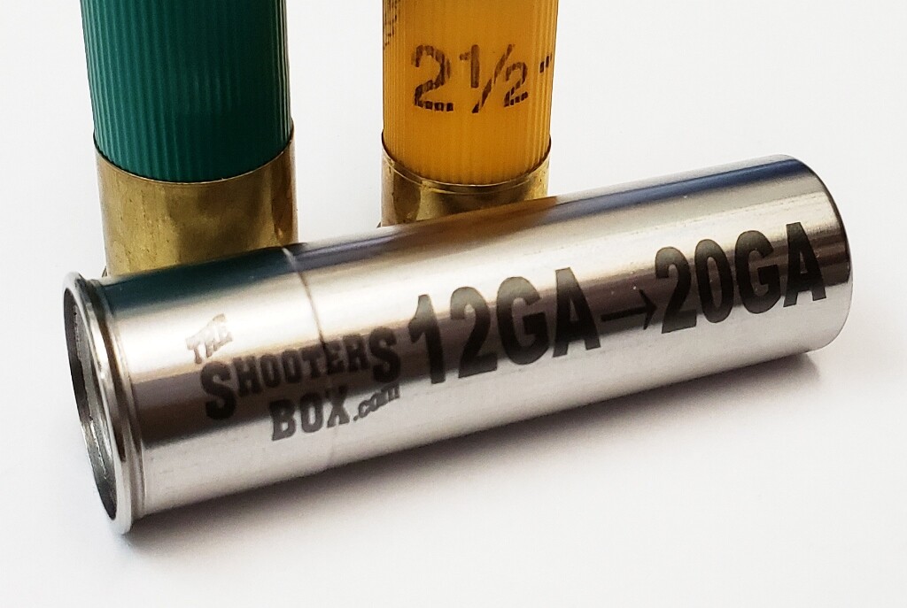 12GA to 20GA Shotgun Adapter - Stainless Steel - Free Shipping!