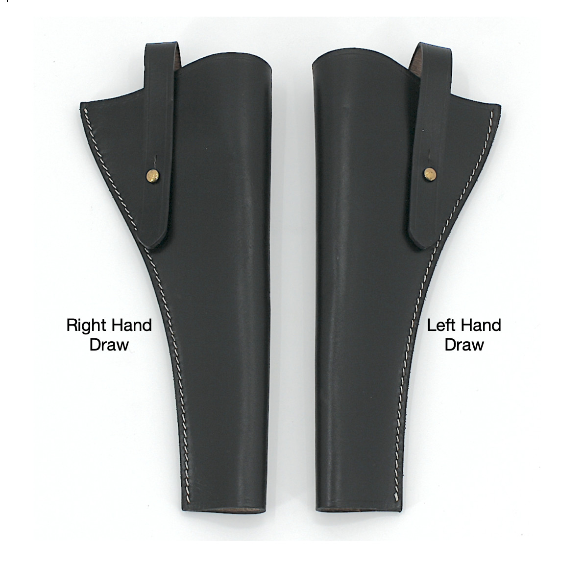 Leather Open Top Holster - Left Hand Draw