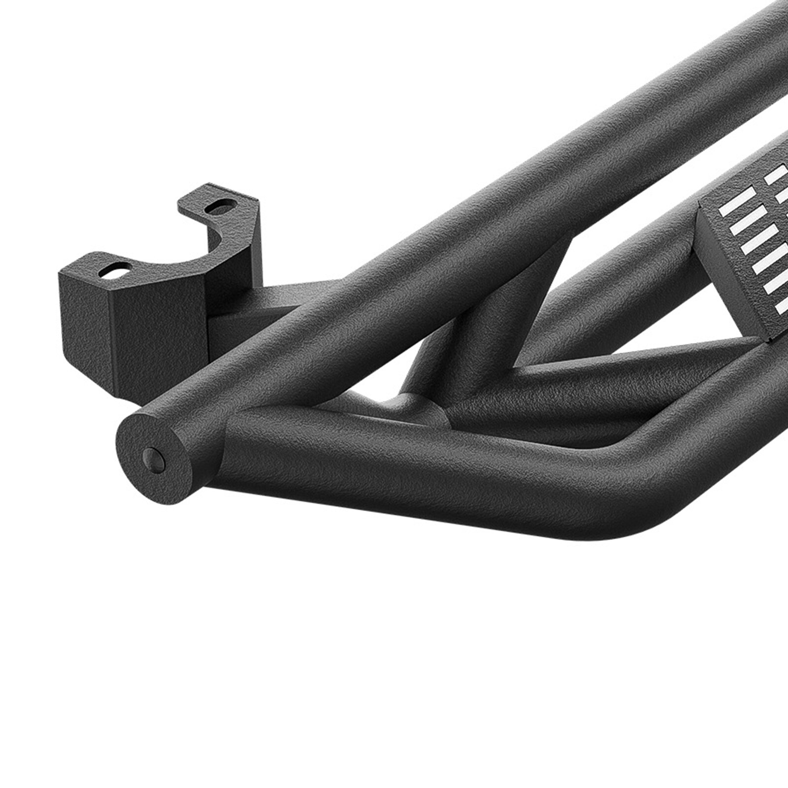 Running Boards For 2007-2018 Jeep Wrangler JK 2Doors Side Steps Nerf Bars Plates