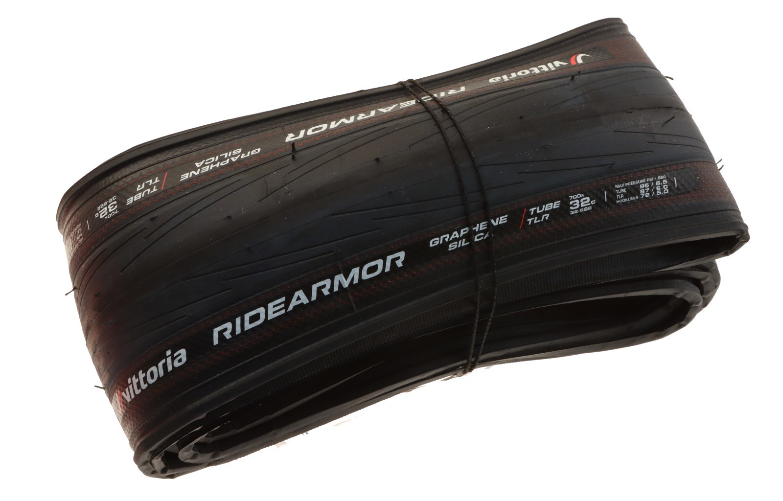 Vittoria RideArmor Tubeless Ready Folding Tires 700x32c Black Pair of Tires NEW