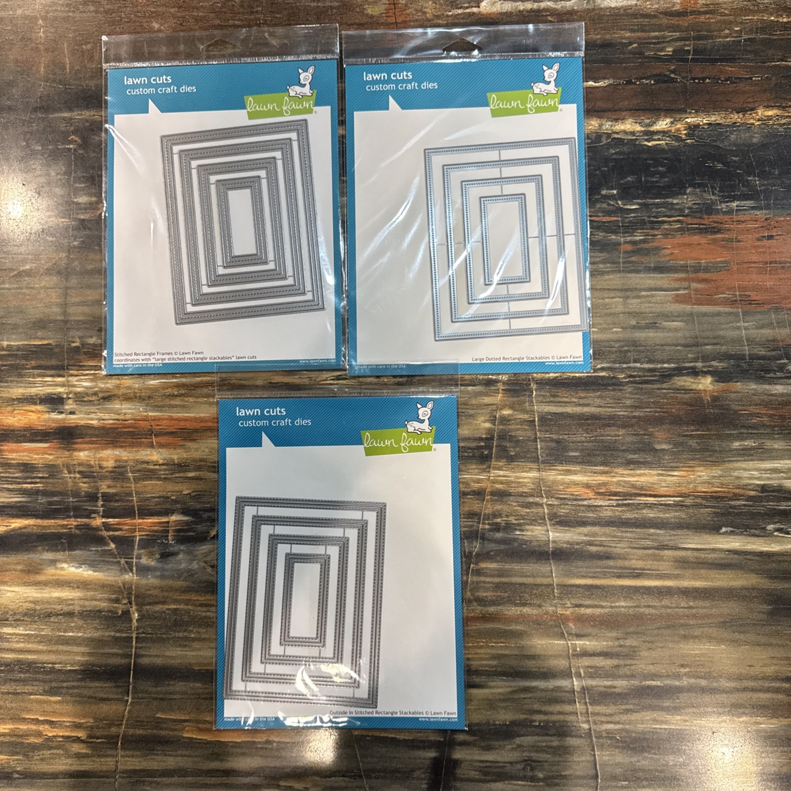 Lawn Fawn Bundle Of Stackable Dies For Card Making NIP