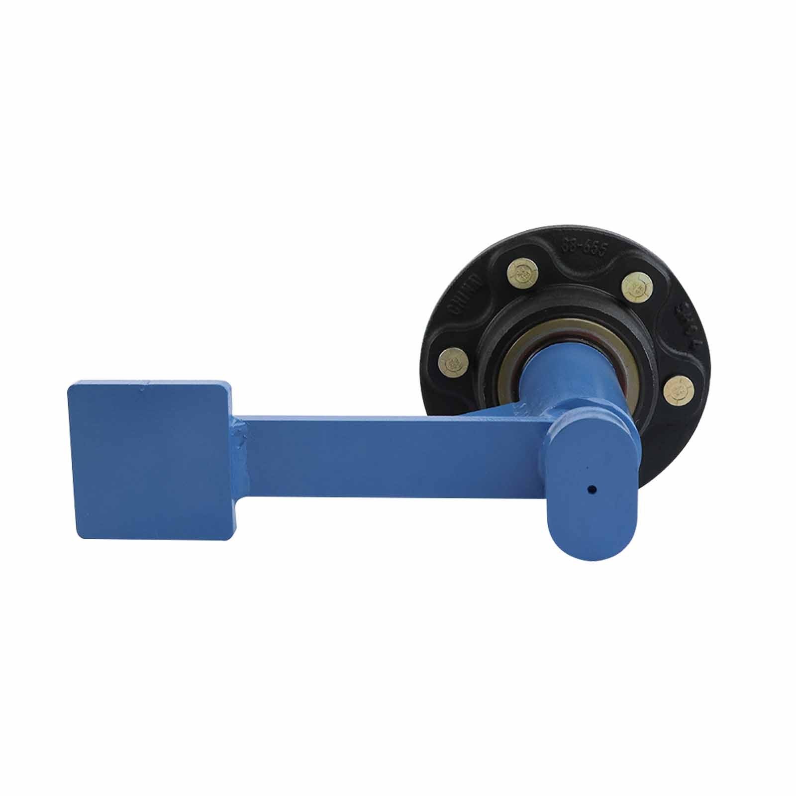 2 pcs 6 x 6.5 Lug 8800LB Shipping Container Wheels, Bolt-on Spindle Kit NEW