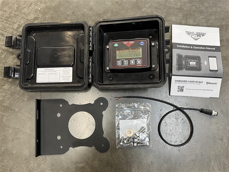 USED Bluetooth Right Weigh 201-EBT-02B Digital Axle Load Truck Air Weight Scale
