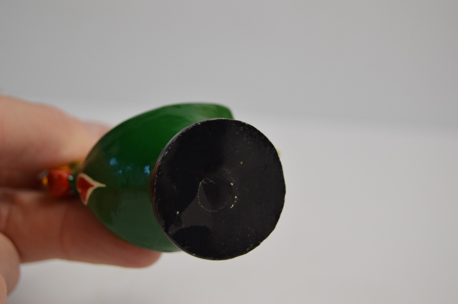 Portuguese Galo Barcelos Metal Rooster Planter Good Luck Souvenir 3.5" Portugal