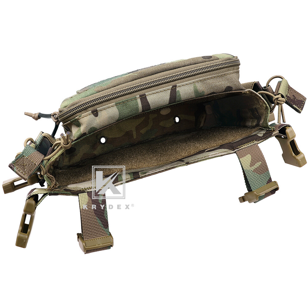 KRYDEX Tactical D3CRM Chest Rig 5.56 / 7.62 Rifle Pistol Magazine Pouch Placard