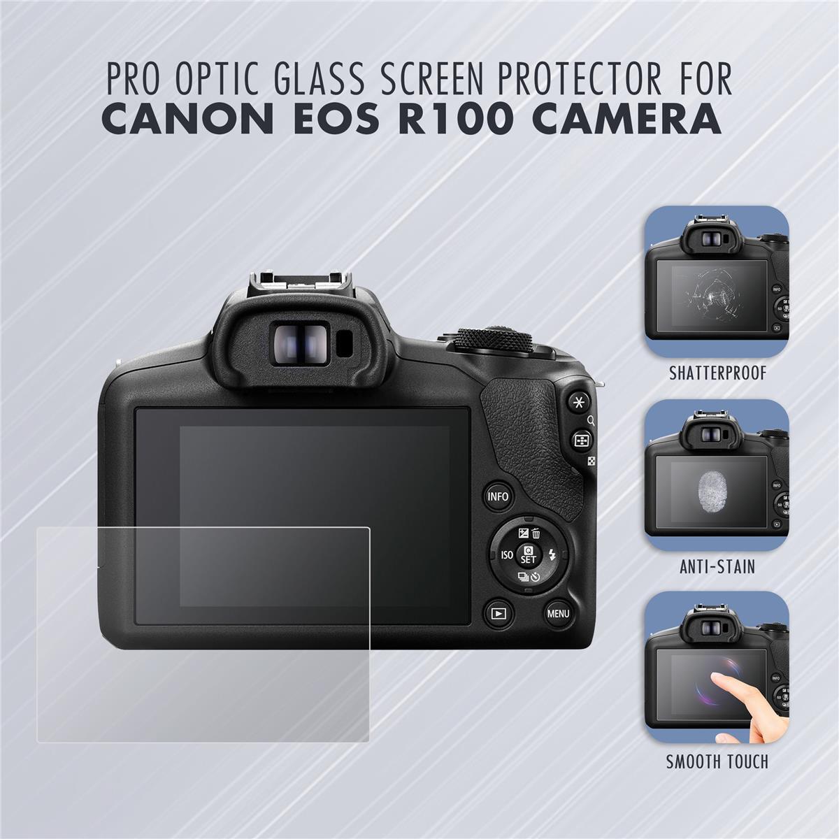 ProOptic Glass Screen Protector for Canon R100 Camera #PRO-SP-CAR100
